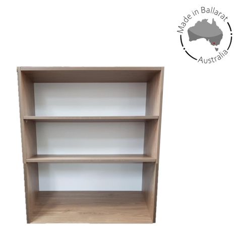 Bookcase S/S H1200xW900xD300mm 2Sh Mas Back