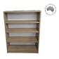 Bookcase S/S H1200xW900xD300mm 2Sh Mas Back