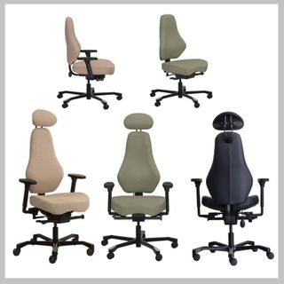 Vieto Spine Executive Chair Headrest Arms 160kg Fabric