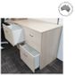 Lateral Filing Cabinet 4 Drawer Non Lock East/West Filing L1