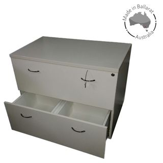 Lateral Filing Cabinet 2 Drawer Gang Lock  East/West Filing L1