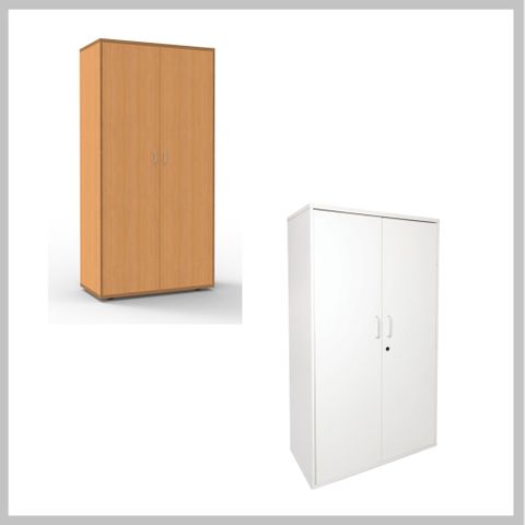 Rapid Span Stationery Cupboard H1800xW900xD450mm - Melamine