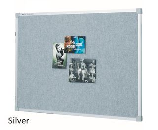Pinboard Quartet Penrite Bulletin Board 1200 x 900mm Fabric