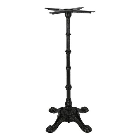 Durafurn Bistro Bar Table Base Indoor/Outdoor Cast Iron Blk