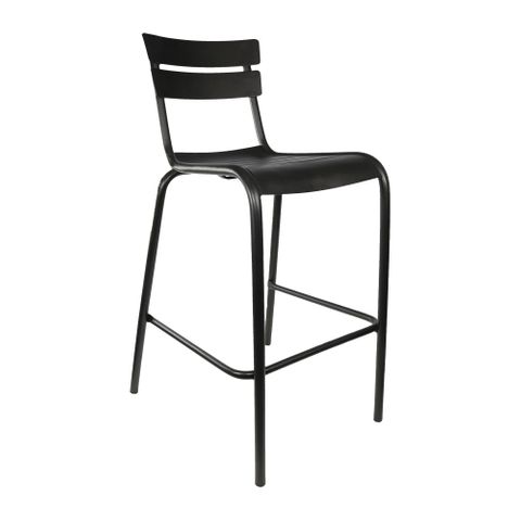 Durafurn Lisbon Bar Stool Aluminium 150kg Indoor/Outdoor