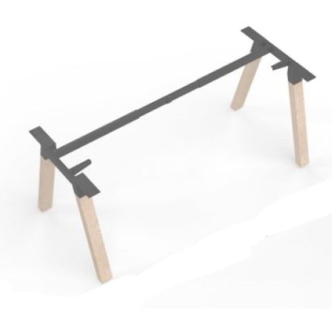 Plantation Timber Leg Table Frame H695 1800 x 750mm