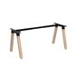 Plantation Timber Leg Table Frame H695, 1800x750mm