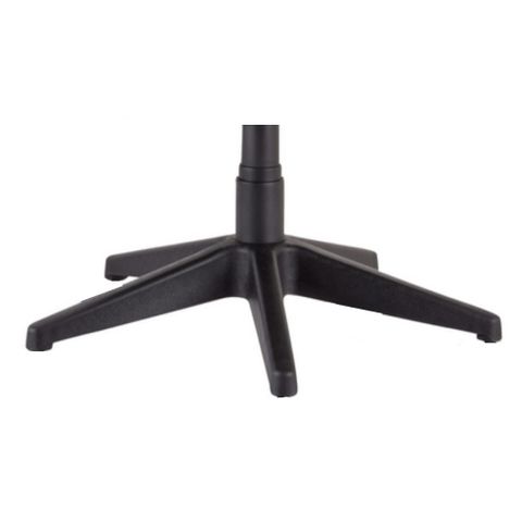 Buro Black Nylon Base - No Castors, Black Gaslift 140mm & Bellowes