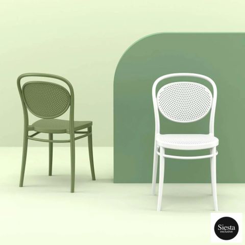 Siesta Marcel Chair UV stabilised PP stackable 150kg