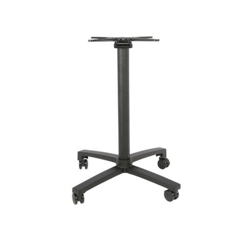 Seattle Cafe Table Base only H720mm on Castors  Black