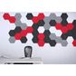 Hush Peel & Stick Acoustic Tiles Hex 312x360x9mm, Pack 6