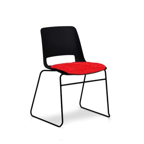 Unica Visitor Chair Sled based w/Seat Pad Fusion 140kg