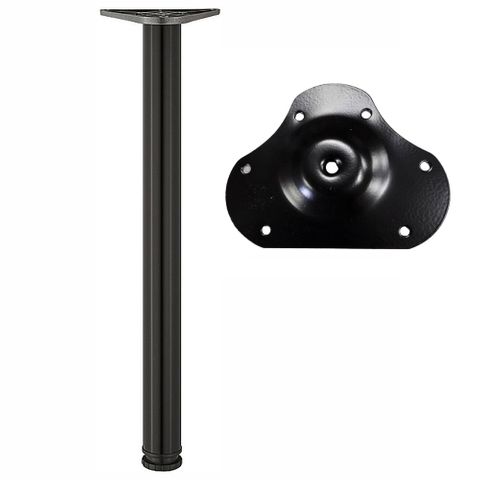 Rondella Leg H690mm x 60mm diam. Black Box of 4