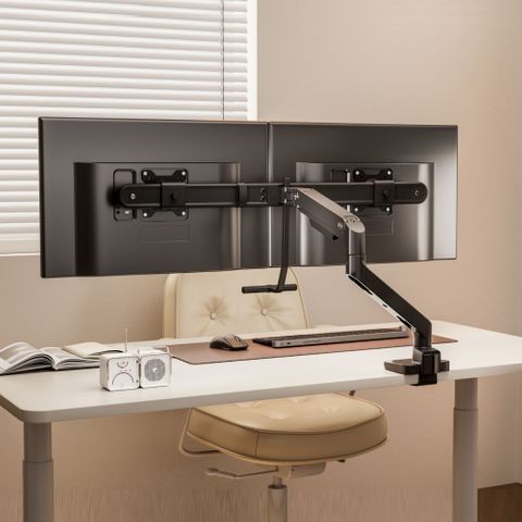Valor HD Dual Crossbar Monitor Arm suits 2x32" Screens