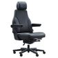 Stanza High Back with Headrest 230 Kg Black Leather