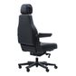 Stanza High Back with Headrest 230 Kg Black Leather