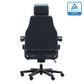 Stanza High Back with Headrest 230 Kg Black Leather