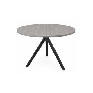 Table Round 1000dia Delta Nouveau  Fox Teakwood/ Blk