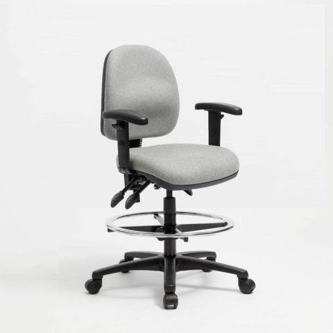 Galaxy Xtra MB Drafting Chair Adj. 3L 140kg Black