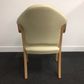 Converse Visitors Chair HB Arms Timber Legs 140kg F6