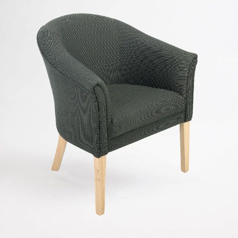 Cosmos Tub Chair Timber Legs Upholstered 130kg F4