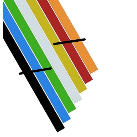 Vista Magnetic Strip 10mm White pk2