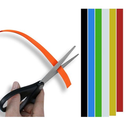 Vista Magnetic Strip 13mm White pk2