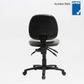 Delta Eco HB Typist Chair 3L 120 kg Black