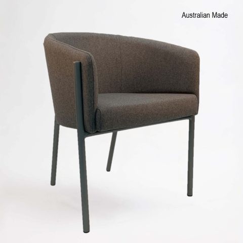 Glenmore Tub Chair 4leg Powdercoat 140kg F4