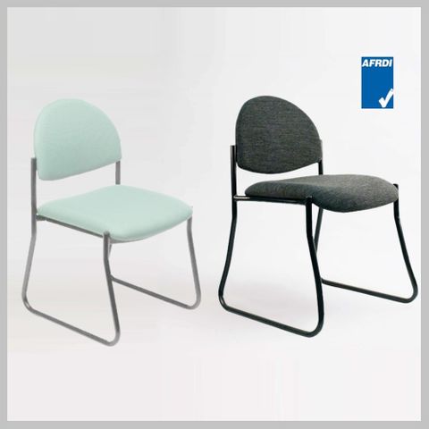 Meteor MB Round Back Sled Chairs 140 kg