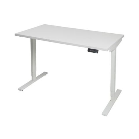 Vertilift Electric Desk L1200xD800mm 2Leg700 Wht Fr L1