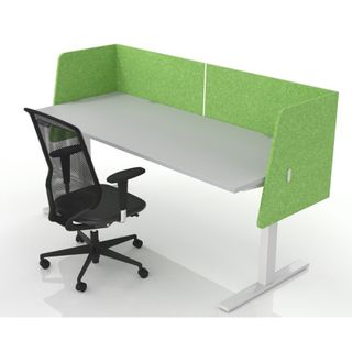 Hush Privi Double Sq Flex Screen 450/1800/450 H675mm Slope