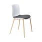 Acti Visitor Chair Woodgrain 4-leg Frame PP Shell SP 130kg