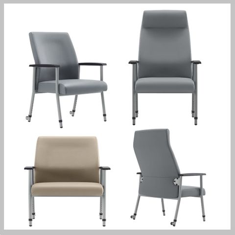 Balance Bariatric Chairs with adjustable Legs - 200kg