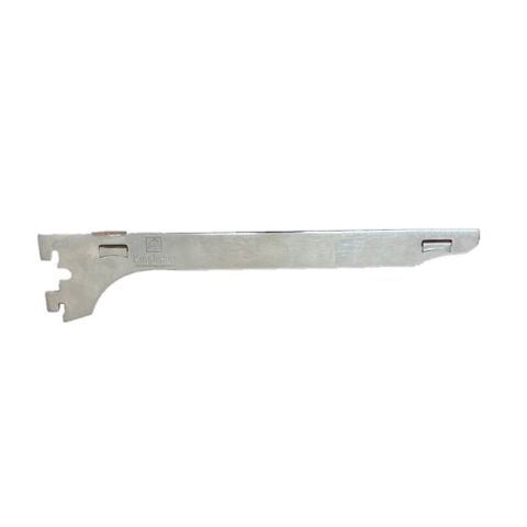 Shelf Bracket with 2xSlot Clips 300mm Nickel  **Run Out **