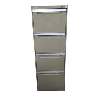 #209495 Secondhand Brownbuilt 4Dr Filing Cabinet