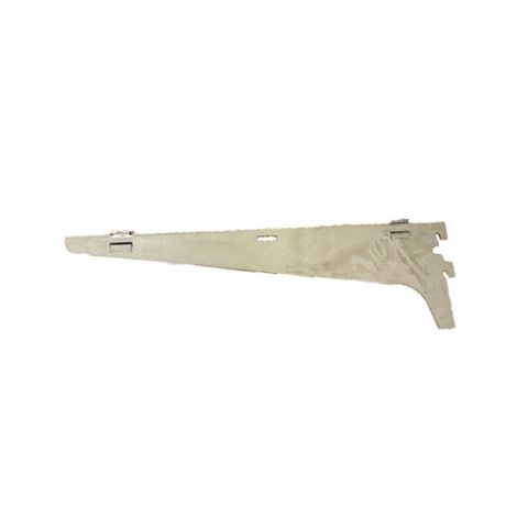 Shelf Bracket with 2x Slot Clips 375mm Nickel **Run Out**