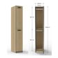 Melamine Lockers - Flat Top - H1850 - Imported