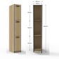 Melamine Lockers - Flat Top - H1850 - Imported