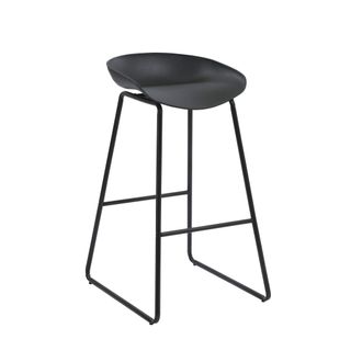 Aries Bar Stool H853mm 110 kg Black Base and Seat