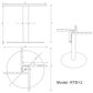 Estillo Disc Base Table Frames