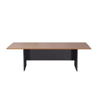 Board Room Table 2400x1200mm Beech/Ironstone