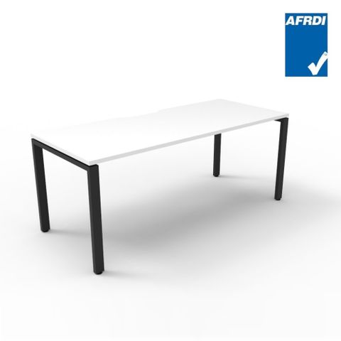 Deluxe Infinity Workstation 1500x750mm Blk/White