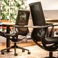 Nero Mesh Meeting Room Chair  Floating Tilt 135kg Black