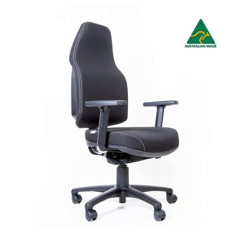 bExact Air HB with Arms, Lg Flat GelTec Seat 160kg