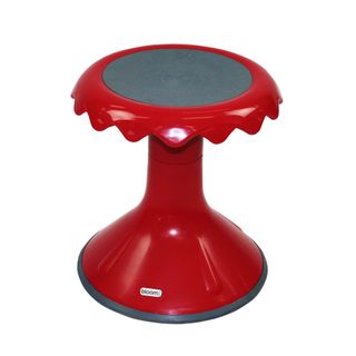 Bloom Stool. Convex base H310mm Red