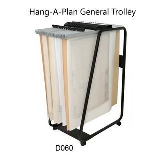 Package 1xGeneral Trolley & 10xQuickfile Binder A0 Clamp Black