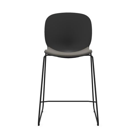 Profim NoorUp Stool H630mm Black Frame, Seat Pad Only