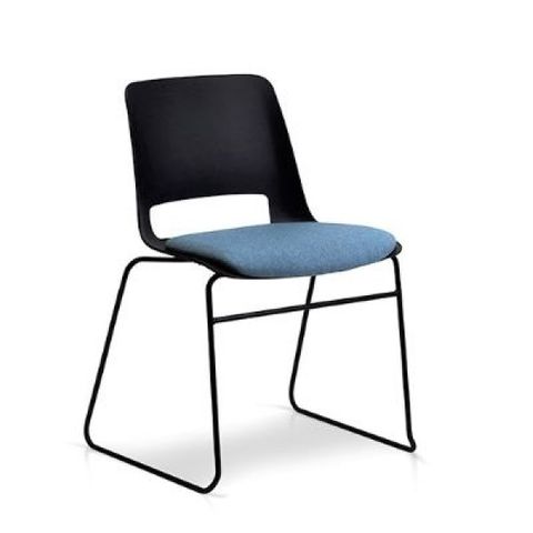 Unica Visitor Chair Sled based w/Seat Pad Hawthorn 140kg