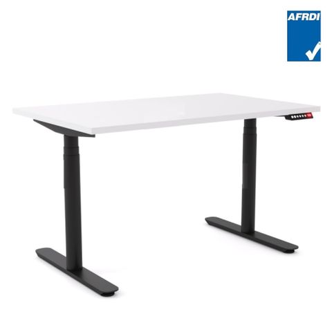 Agile Motion+ Sit/Stand Desk RL 1200x750mm Blk L1